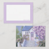 Cartes à notes florales (Devant / Derrière)