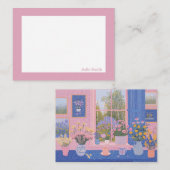 Cartes à notes florales de printemps (Devant / Derrière)