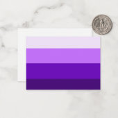 Cartes à notes multi violet 2 (Devant/Arrière en situation)