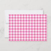 Cartes à notes personnalisées Plaid Buffalo (Dos)