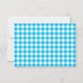 Cartes à notes personnalisées Plaid Buffalo (Dos)