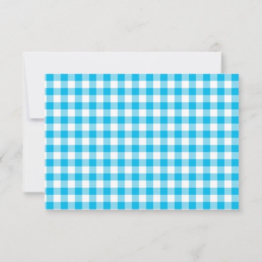 Cartes à notes personnalisées Plaid Buffalo (Dos)