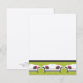 Cartes À Notes Plat Chic Decor (GG) (Devant / Derrière)