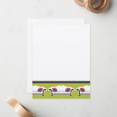 Cartes À Notes Plat Chic Decor (GG) (Devant/Arrière en situation)