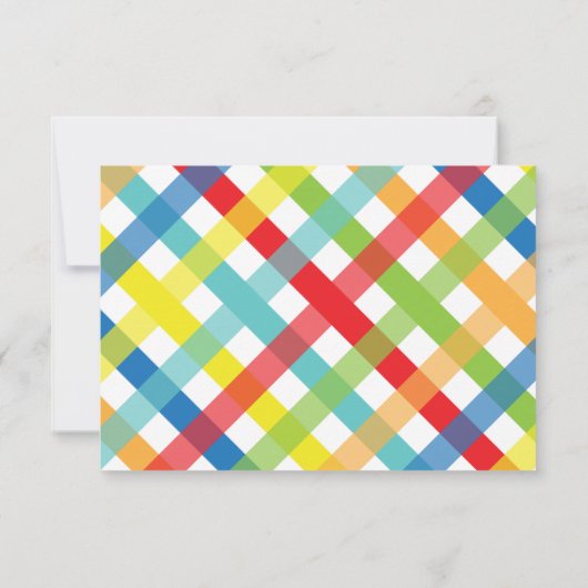 Cartes à notes plates personnalisées croisées en c (Dos)