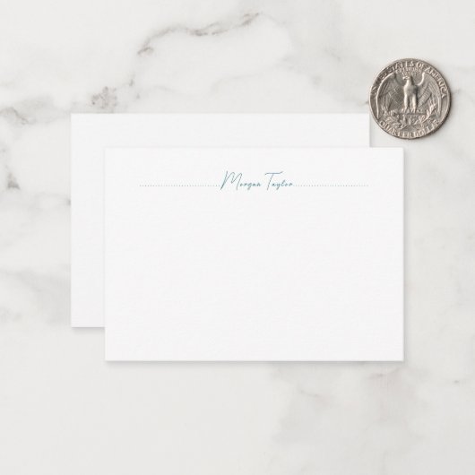 Cartes à notes simples et simples (Devant/Arrière en situation)