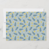 Cartes à panneau plat bleues de Merci de souris et (Dos)