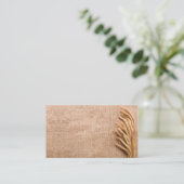 Cartes à placer vierges Blé sur Burlap Sack Countr (Debout devant)