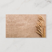 Cartes à placer vierges Blé sur Burlap Sack Countr (Devant)