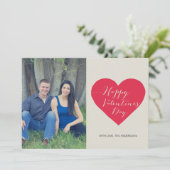 Cartes à plat de la Journée des Valentines au coeu (Debout devant)