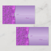 Cartes à puce lavande et pourpre (Devant / Derrière)