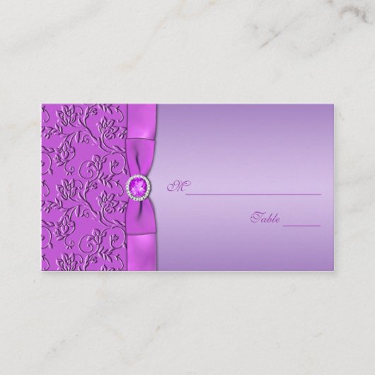 Cartes à puce lavande et pourpre (Devant)