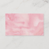 Cartes à raffle pour couches pour bébés - rose et (Dos)