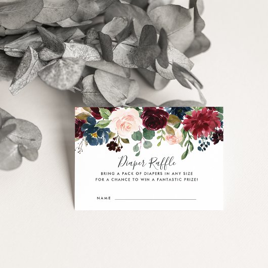 Cartes à rayures de Baby shower à fleur rayonnante