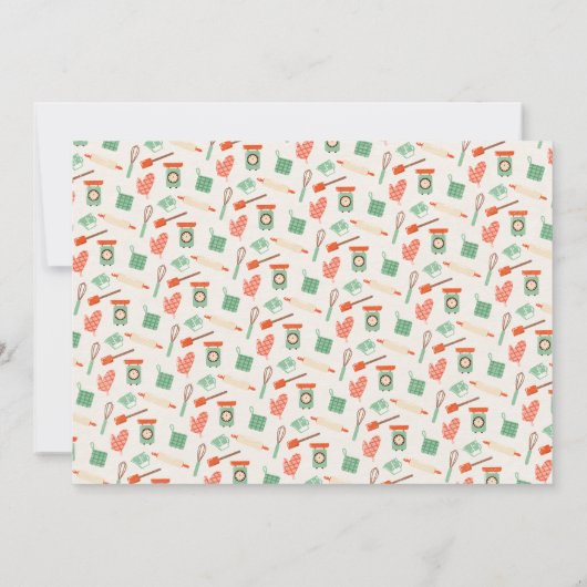 Cartes à recettes à crème lourde (Dos)