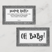 Cartes à roulettes de Baby shower de Parties scint (Devant / Derrière)