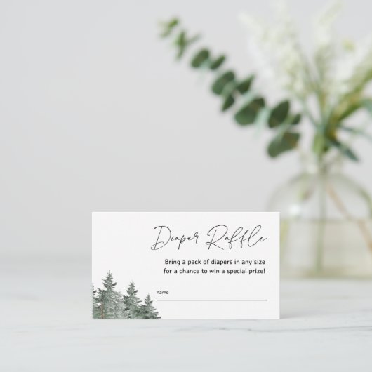 Cartes à roulettes du Baby shower d'hiver de monta (Debout devant)