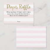 Cartes à roulettes rose et or (Devant / Derrière)