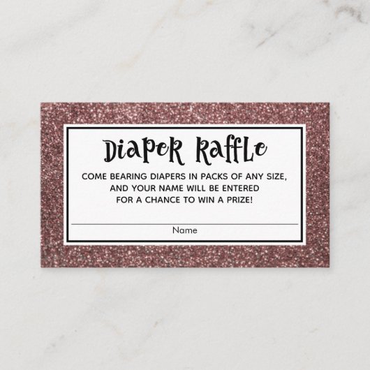 Cartes à roulettes rose Parties scintillant or Bab (Devant)