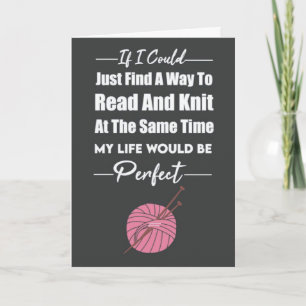 Cartes à tricoter Laine Tricoteuse Moderne Minimal