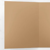 Cartes à trois volets | Papier à lettres personnal (Intérieur en premier)