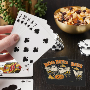 Cartes Abeilles Bouh Drôle Abeille Fantôme Jeu de Mots Mi