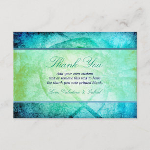 Cartes abstraites de Merci d'aquarelle de plage