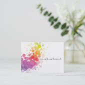 Cartes abstraites de profil de concepteur (Debout devant)