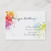 Cartes abstraites de profil de concepteur (Dos)