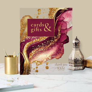 Cartes Abstraites et cadeaux Vin Rouge ID1018