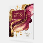 Cartes Abstraites et cadeaux Vin Rouge ID1018 (Angle)
