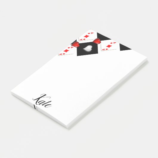 Cartes Ace Post-it Notes (Incliné)