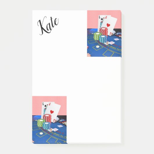 Cartes Ace Post-it Notes (Devant)