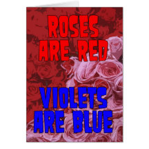 Cartes adoptées Roses sont Rouges, Violettes sont