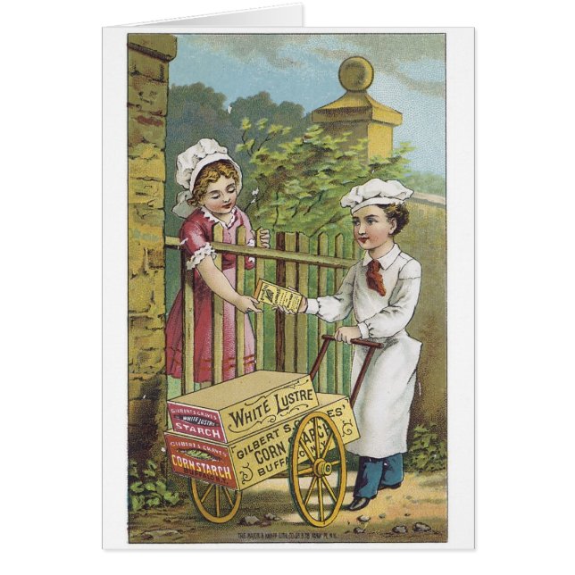 Cartes, affiches de cartes de commerce Vintages (Devant)