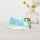 Cartes alimentaires Luau (Dos)