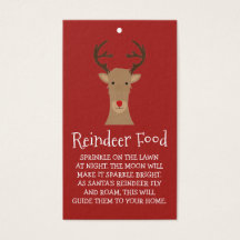 Cartes alimentaires Reindeer