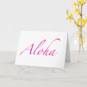 Cartes Aloha (Fleur jaune)