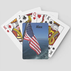 Cartes American Flag Bicyclettes de jeu - Personnalisez!
