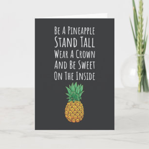 Cartes Ananas Fruits Exotiques Tropicaux Fruités