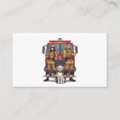 Cartes Anime Pompiers & Dalmatien (Devant)
