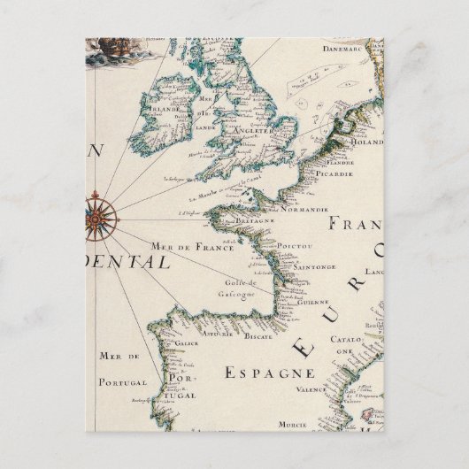 Cartes antiques du WorldMap d'EuropeMatthaus 11 (Devant)