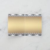 Cartes argentées de Merci de chaussure de talon (Intérieur)