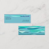 Cartes artistiques de profil de vague (Devant / Derrière)