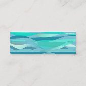 Cartes artistiques de profil de vague (Dos)