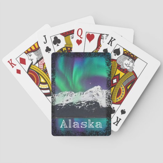 Cartes Aurora Alaska - Bicyclettes de jeu (dos)