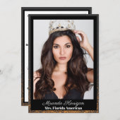 Cartes auto du concours de bronze de minuit (Devant / Derrière)