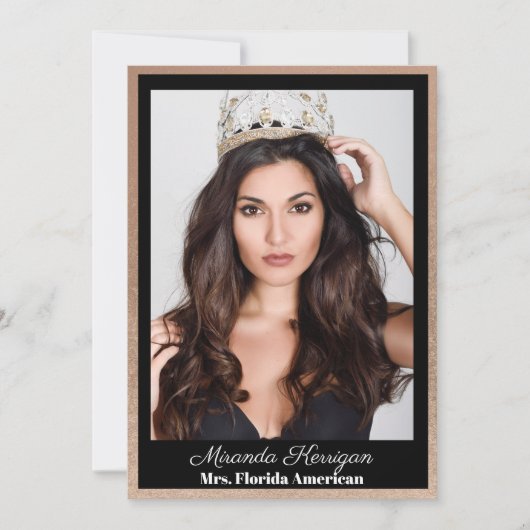 Cartes auto du concours de bronze d'or (Devant)