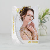 Cartes auto-graphes marbrées Ice Foil (Debout devant)