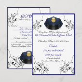 Cartes avant de la boule des policiers/arrières (Devant / Derrière)